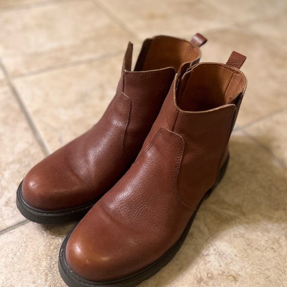 Men's Brown Leather Boots